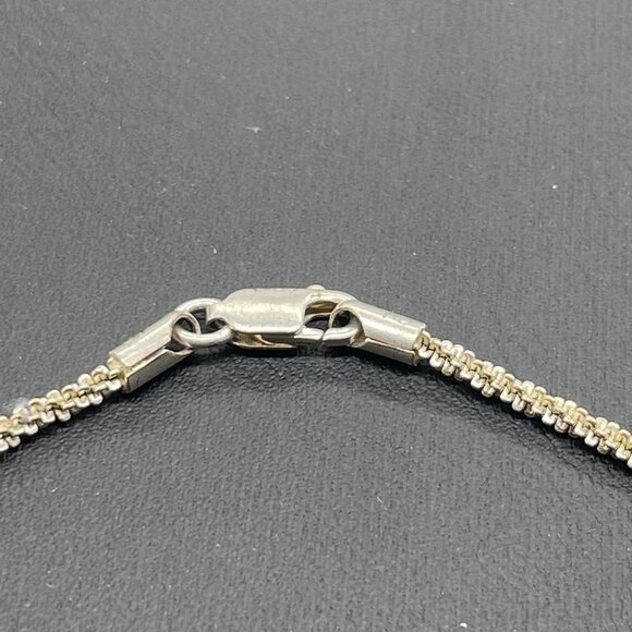 CW Link Anklet Ankle Bracelet Silver Tone Italy Dancer Date Night Club Going Out - Picture 3 of 4